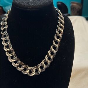 Chunky Silver Chain Necklace